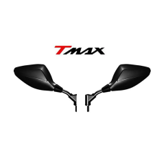 Specchi da manubrio  Yamaha T-Max 500 04-11, T-MAX 530 12- omologati nero opaco