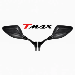 Spiegels voor stuur Yamaha T-Max 500 04–11, T-MAX 530 12– Goedgekeurd Carbon Look