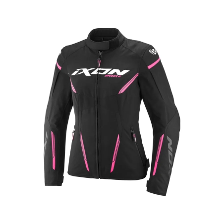 Giacca Moto Ixon Striker 2 Lady nera rosa