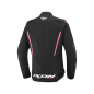 Chaqueta de moto Ixon Striker 2 Lady, color negro y rosa