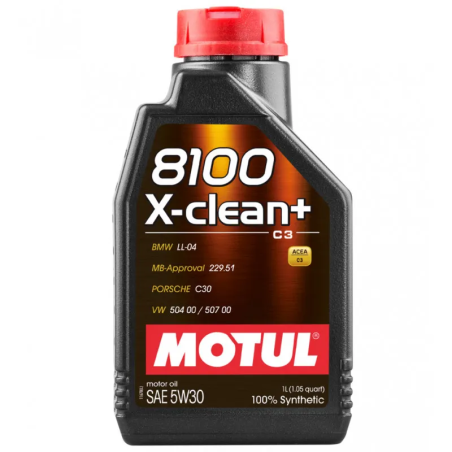 Motul 8100 X-CLEAN + 5W-30 Motorolie