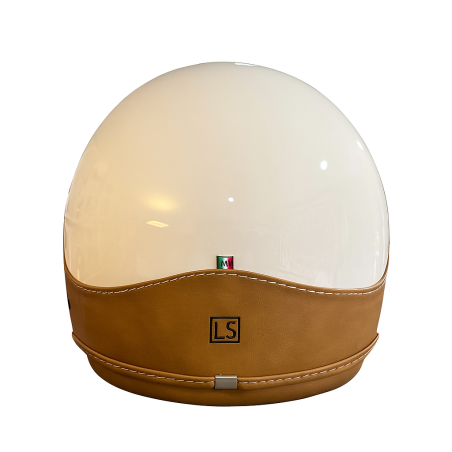 Casco Jet LS Trendy Vision crema brillante