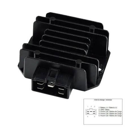 HYP Spannungsregler für Yamaha N-MAX 125, XMAX 300 17-22, Tricity 125-150-300