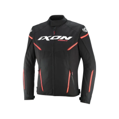 Ixon Striker 2 Motorjas zwart wit rood