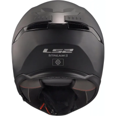 LS2 FF808 Stream II Integraalhelm Solid mat zwart