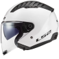 Casco Jet Copter II OF600 SOLID Bianco Lucido ECE22.06