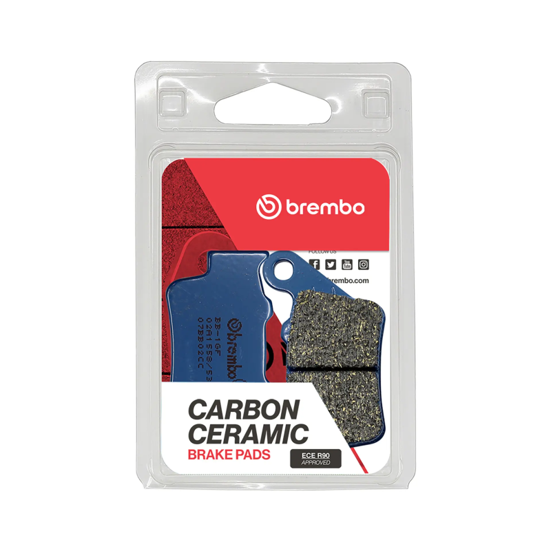 Rear Brembo Brake Pads 07bb02CC Carbon Ceramic, 1 Pair