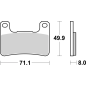 Brembo 07SU27SA Gesinterde Remblokken Weggebruik, 1 paar