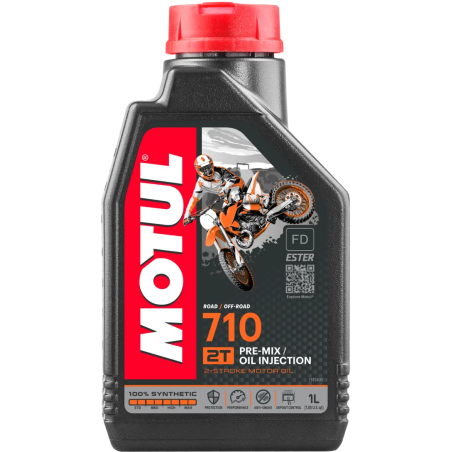Aceite de Motor Motul 710 para Motores 2 Tiempos